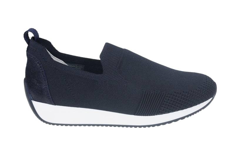 Lissabon - Synthetik Loafer Damen Blau 35 von ara