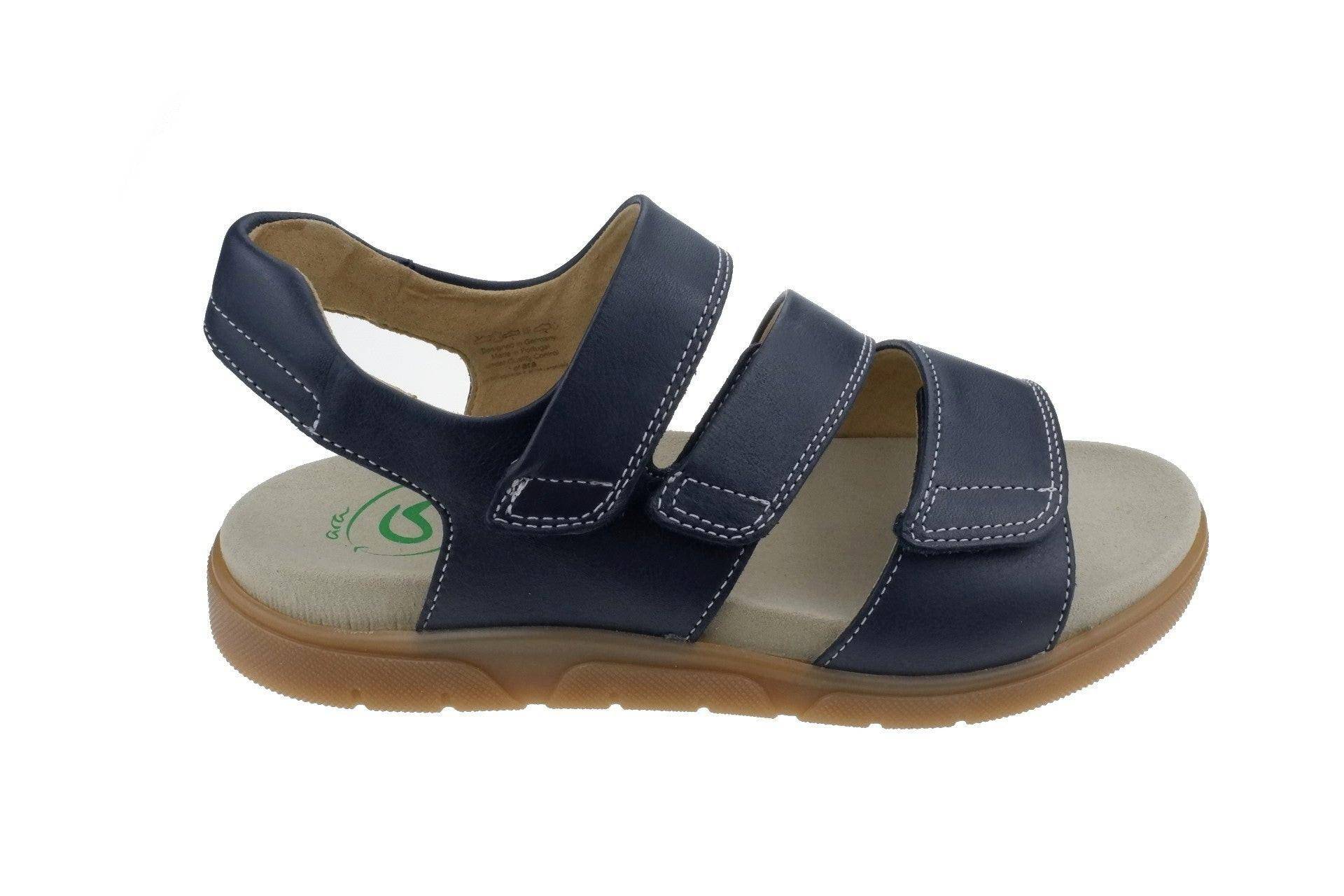 Nature - Leder Sandale Damen Blau 39 von ara