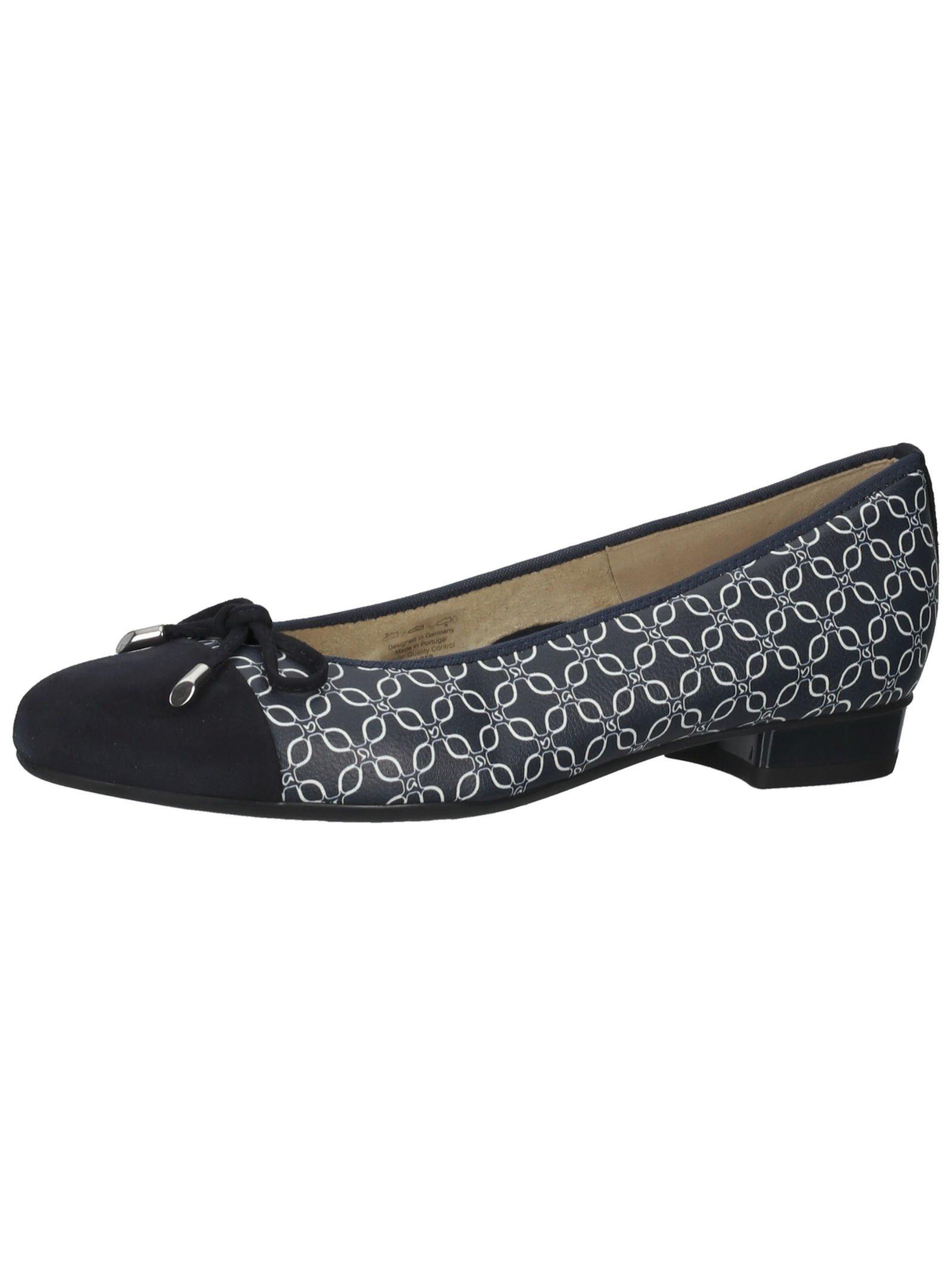 Ballerinas Damen Blau 38 von ara