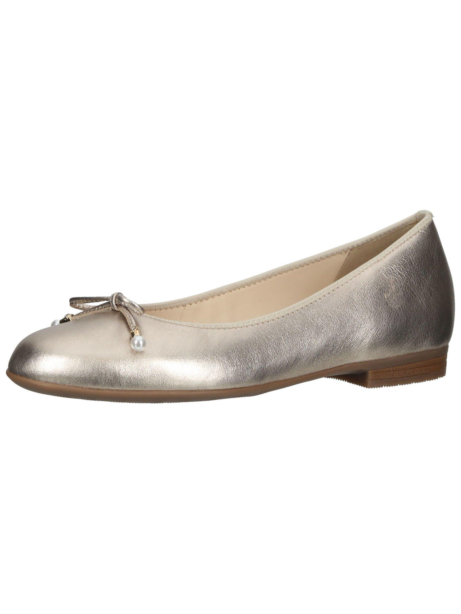 Ballerinas Damen Platin grau 41 von ara