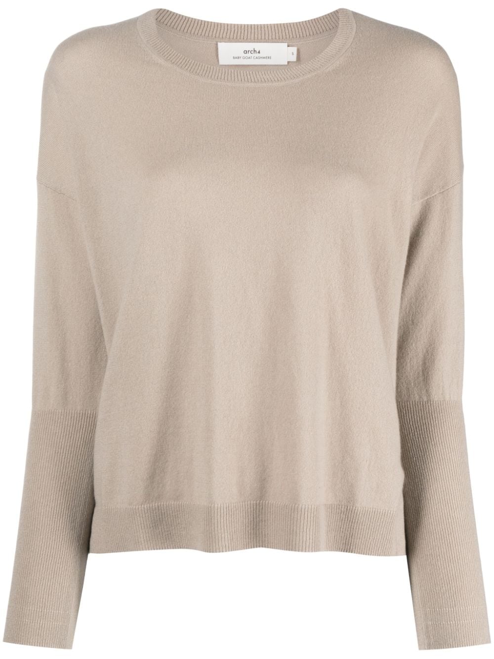 arch4 fine-knit wool jumper - Neutrals von arch4