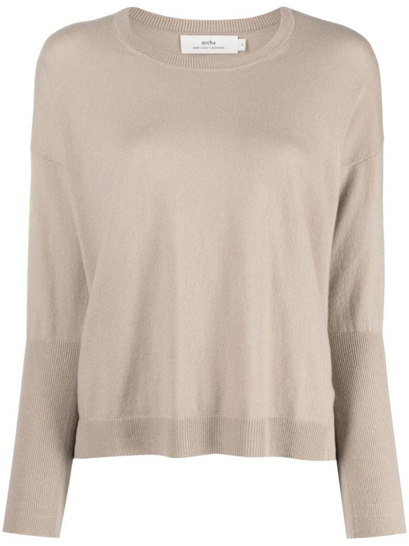 arch4 fine-knit wool jumper - Neutrals von arch4