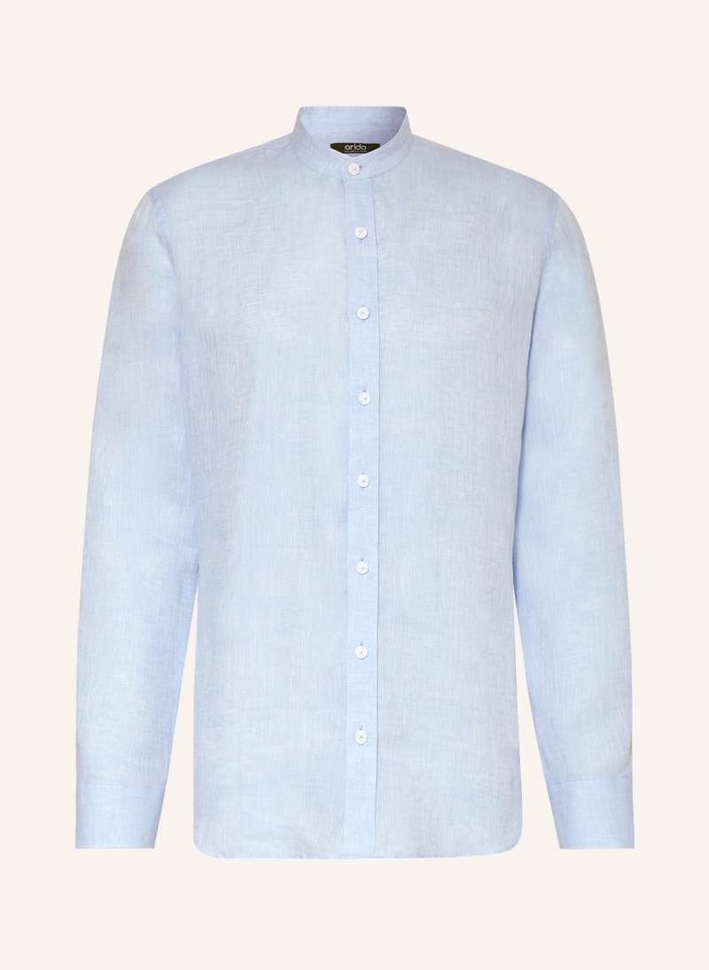 Arido Trachtenhemd Regular Fit Mit Stehkragen blau von arido