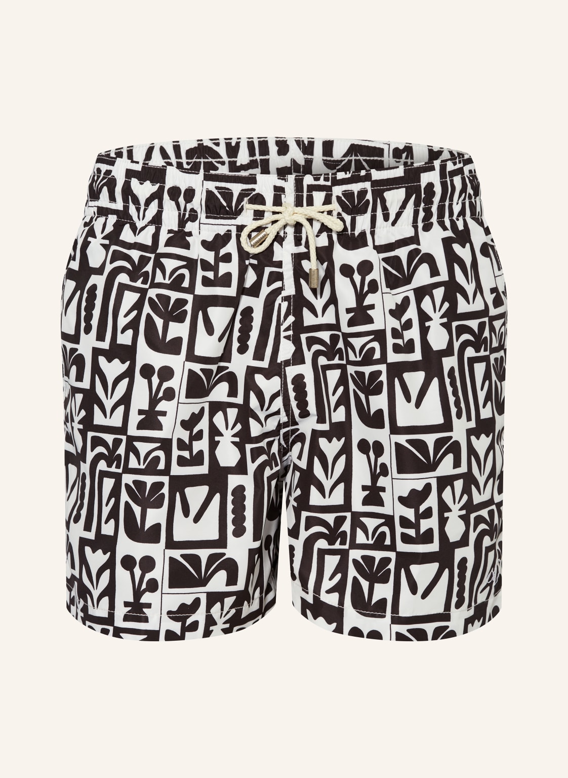 Arrels Barcelona Badeshorts Blooming × Timo Mkuilder schwarz von arrels BARCELONA