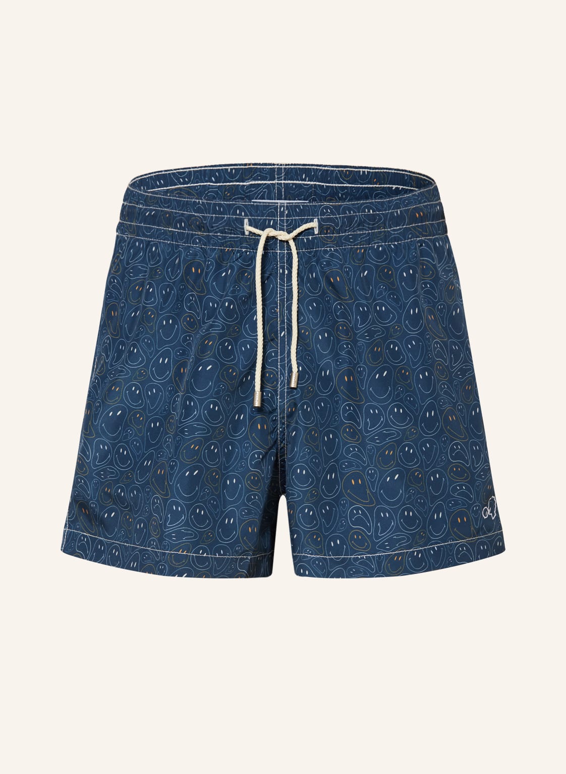 Arrels Barcelona Badeshorts Blue Smiley × Smiley blau von arrels BARCELONA