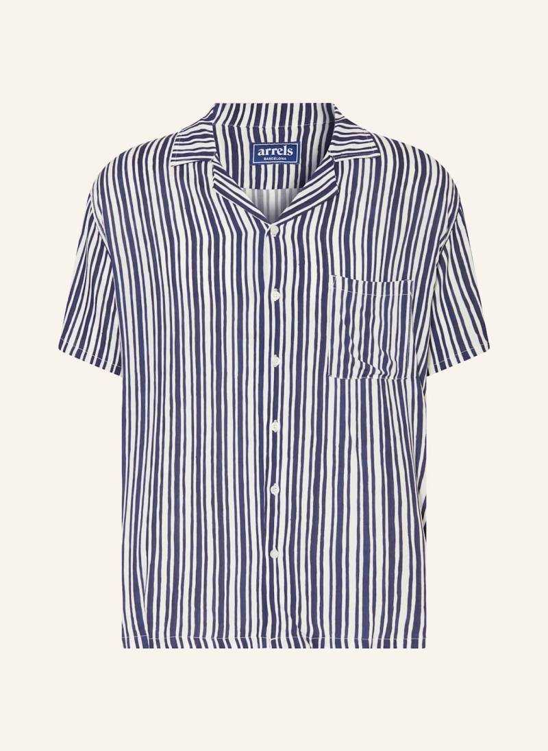 Arrels Barcelona Resorthemd Blue Trazos × Alvaro Picardo Regular Fit blau von arrels BARCELONA
