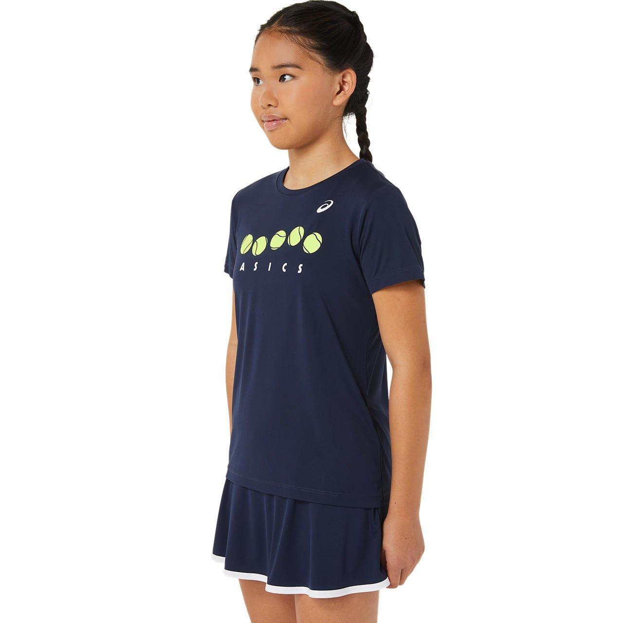 Court Gpx T-shirt Kinder Unisex  L von asics