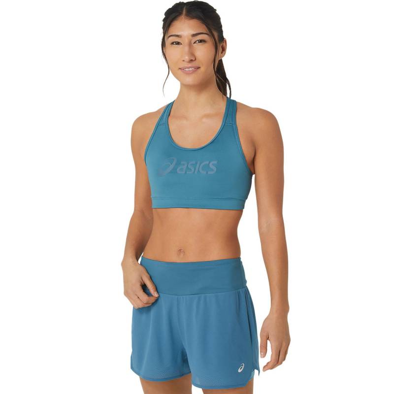 Asics - Crop Top, Core, S, Türkisblau von Asics