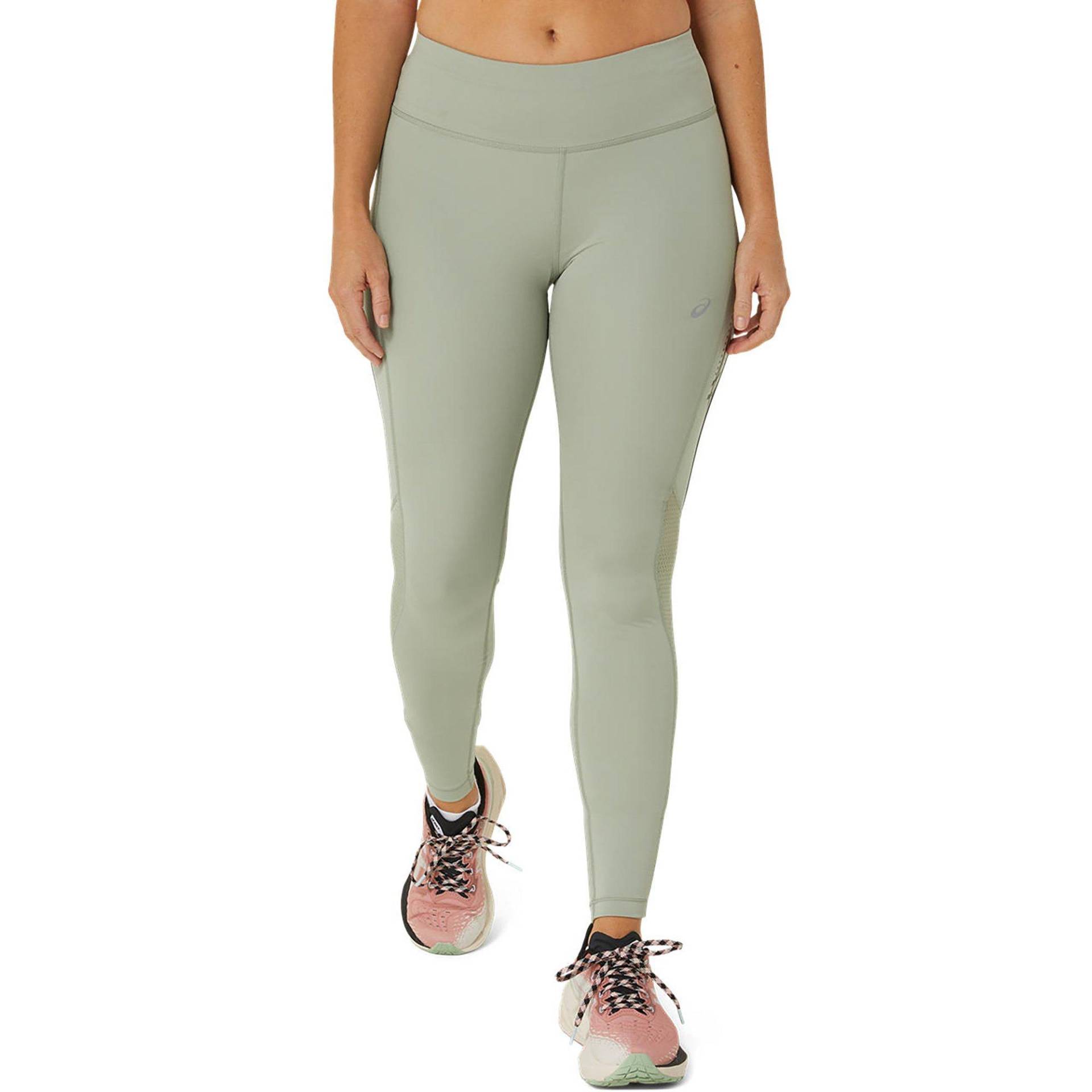 Lange Sport Tights Damen Hellgrün L von asics