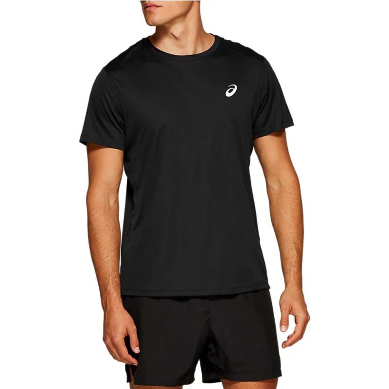 T-shirt, Rundhals, Kurzarm Herren Black XL von asics