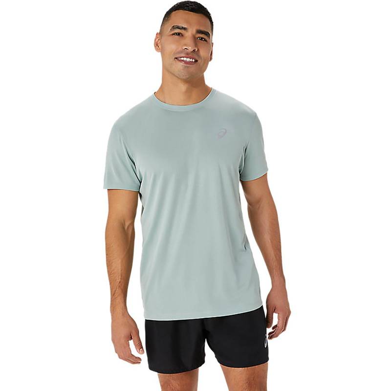 T-shirt, Rundhals, Kurzarm Herren Blau XL von asics