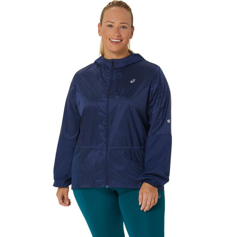 Trainerjacke Mit Kapuze Damen Dunkelblau M von asics