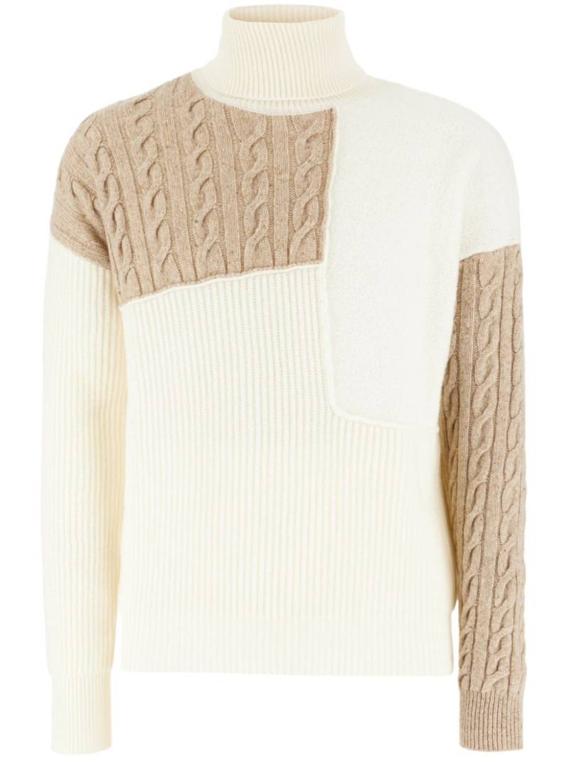 atomo factory high neck sweater - Neutrals von atomo factory