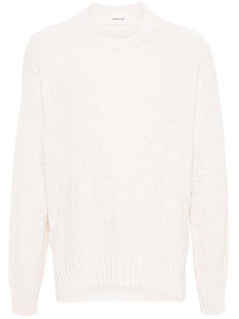 atomo factory patterned-jacquard jumper - Neutrals von atomo factory