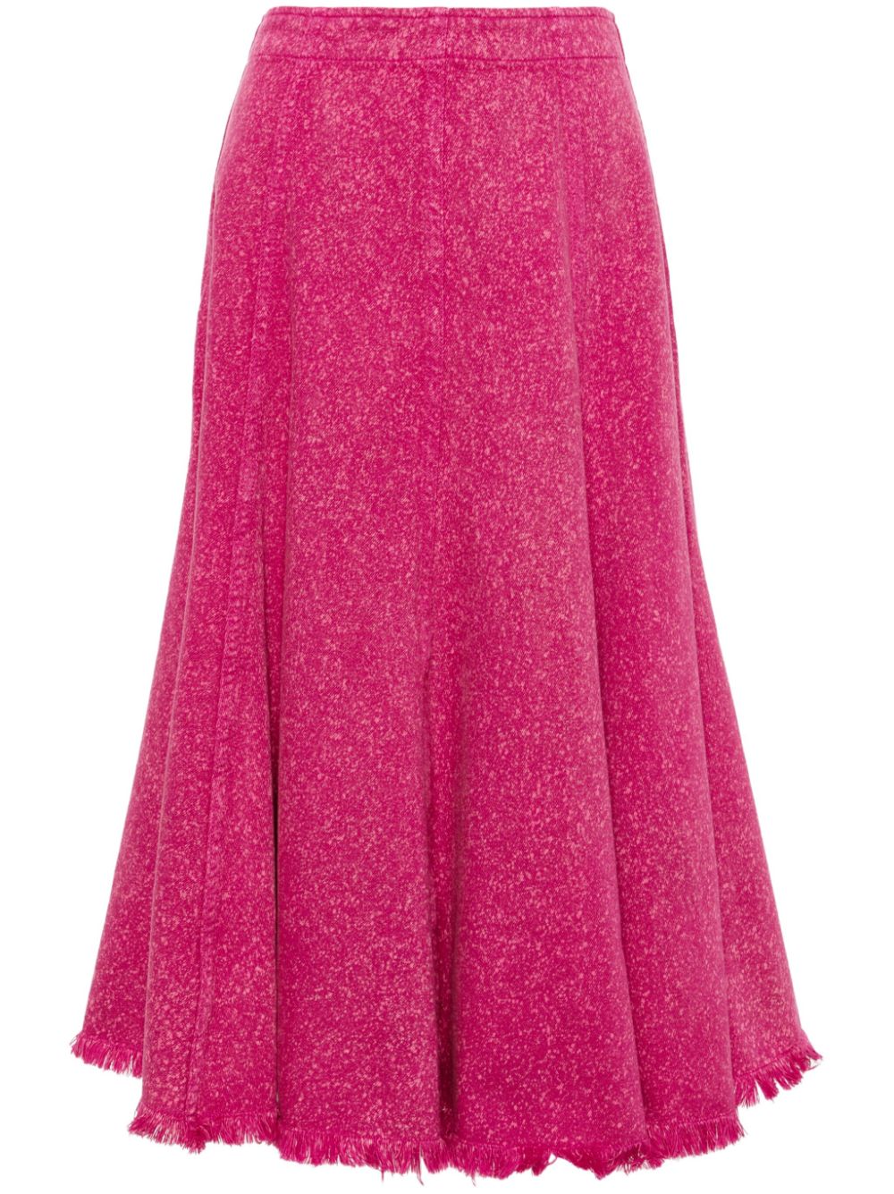 b+ab A-lined denim skirt - Pink von b+ab