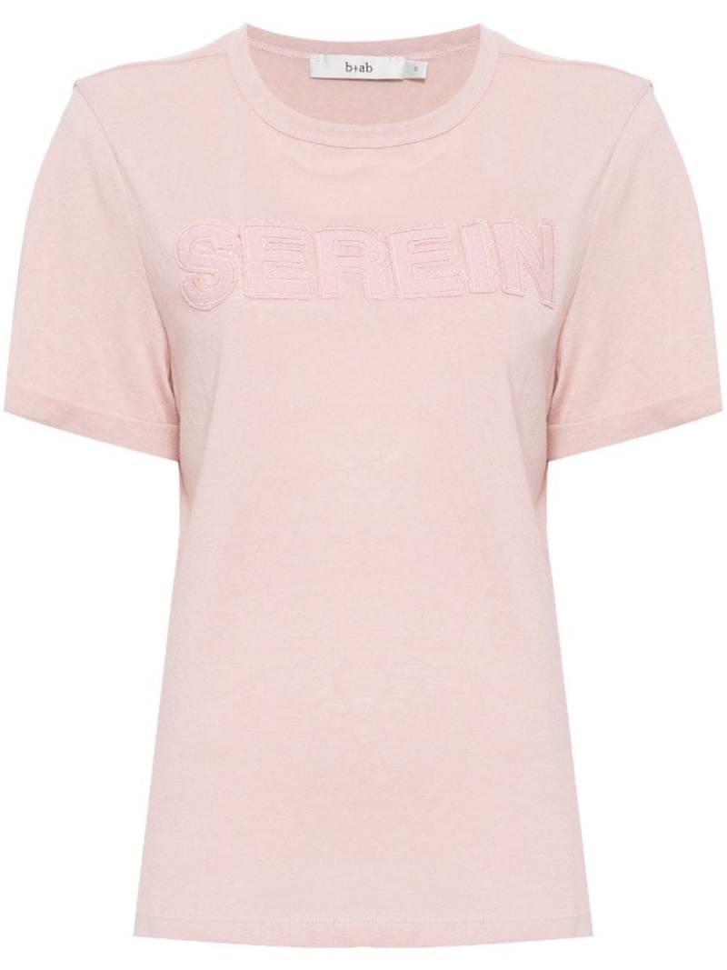 b+ab Serein cotton-blend T-shirt - Pink von b+ab