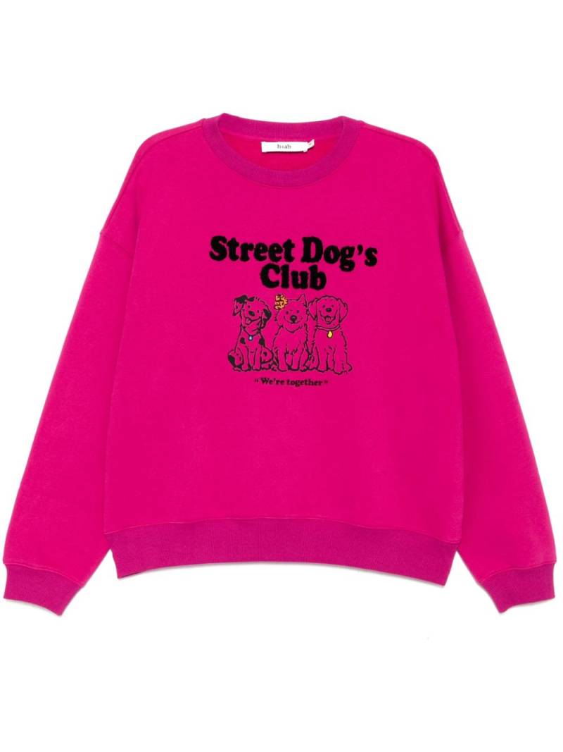 b+ab Street Dog's Club sweatshirt - Pink von b+ab