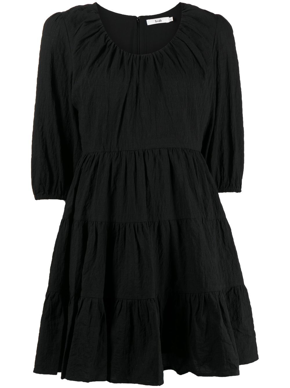 b+ab cotton skater mini dress - Black von b+ab