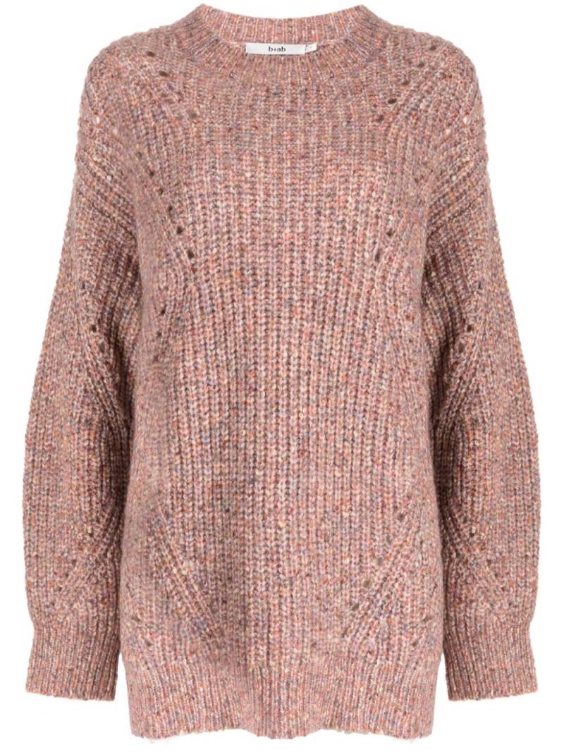 b+ab crew-neck knitted jumper - Multicolour von b+ab