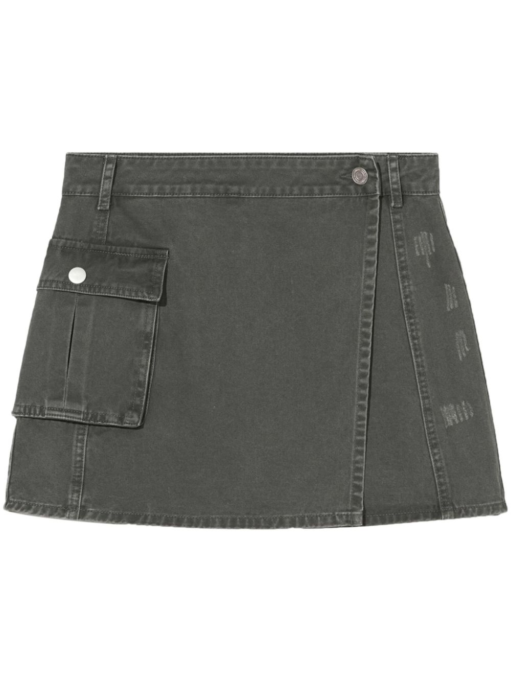 b+ab distressed-effect panelled shorts - Grey von b+ab