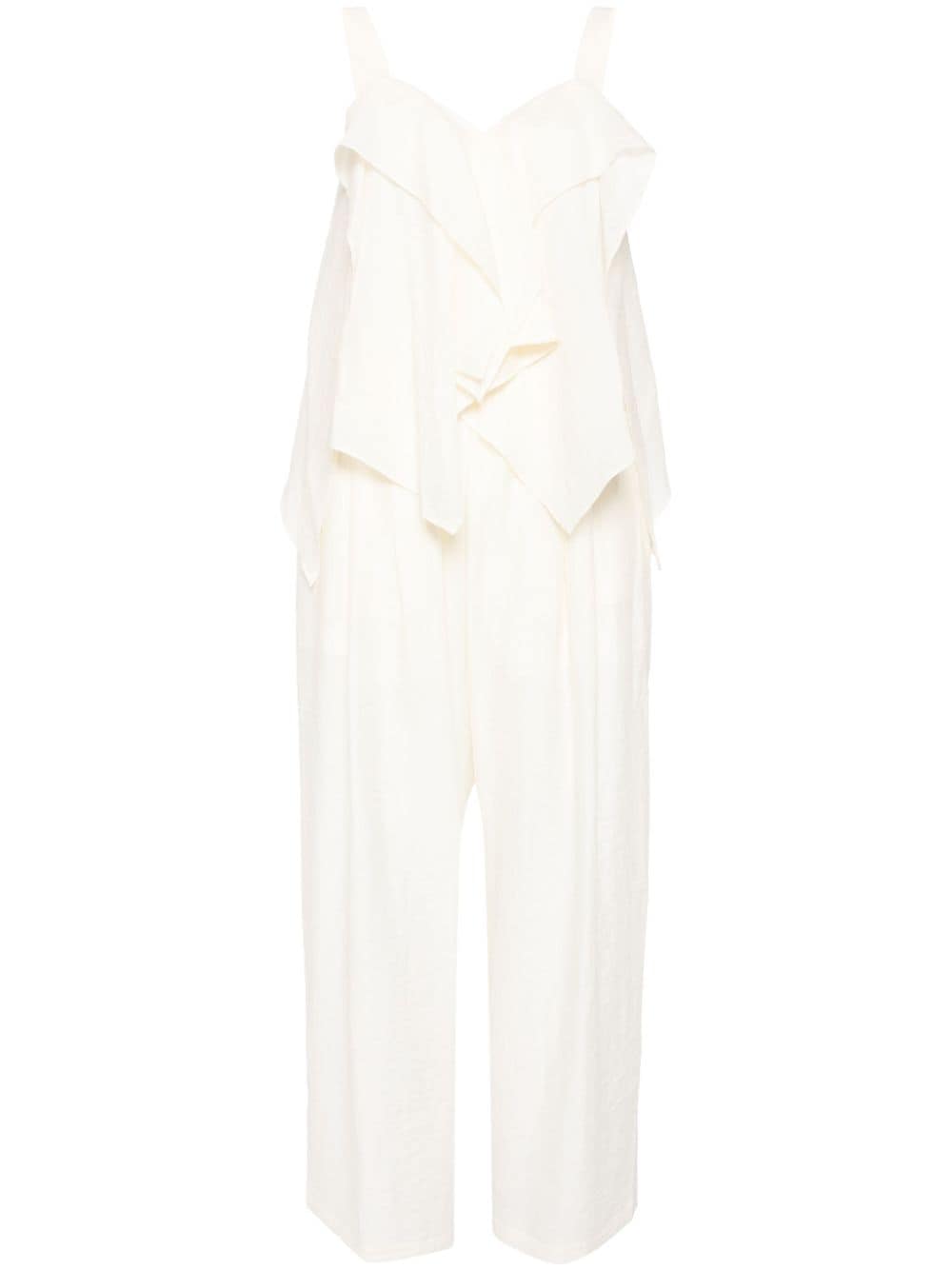 b+ab draped-design muslin co-ord set - White von b+ab