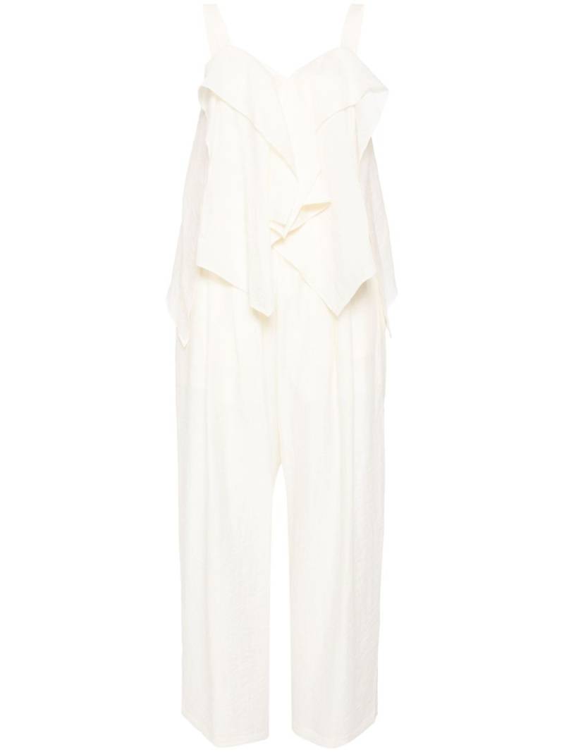 b+ab draped-design muslin co-ord set - White von b+ab