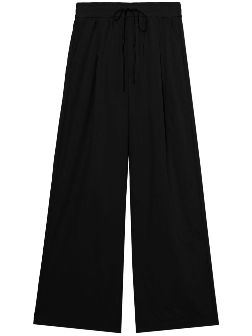 b+ab drawstring wide-leg trousers - Black von b+ab