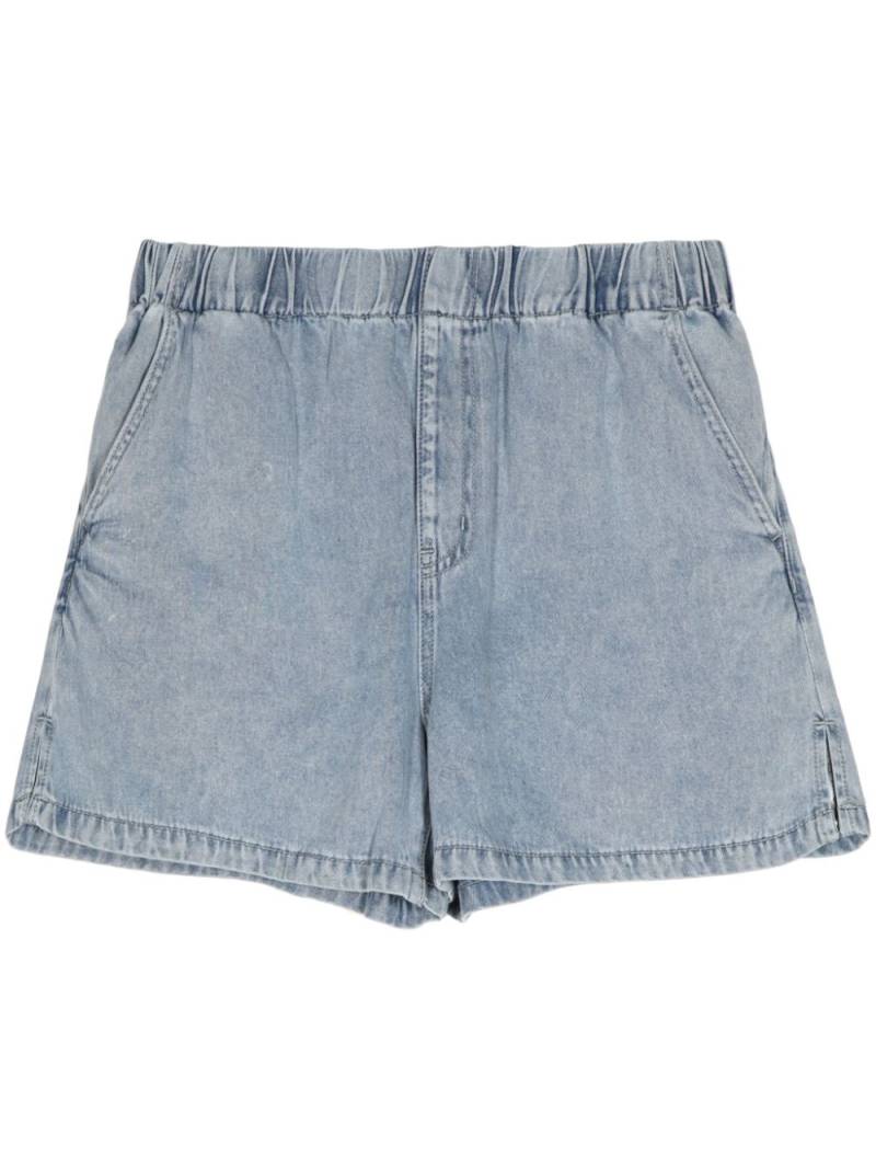 b+ab elasticated-waist lyocell shorts - Blue von b+ab