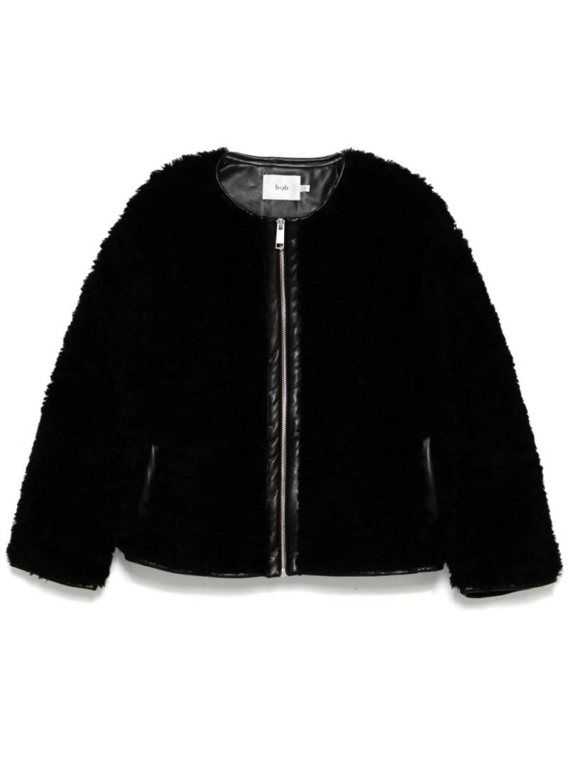 b+ab faux-fur jacket - Black von b+ab