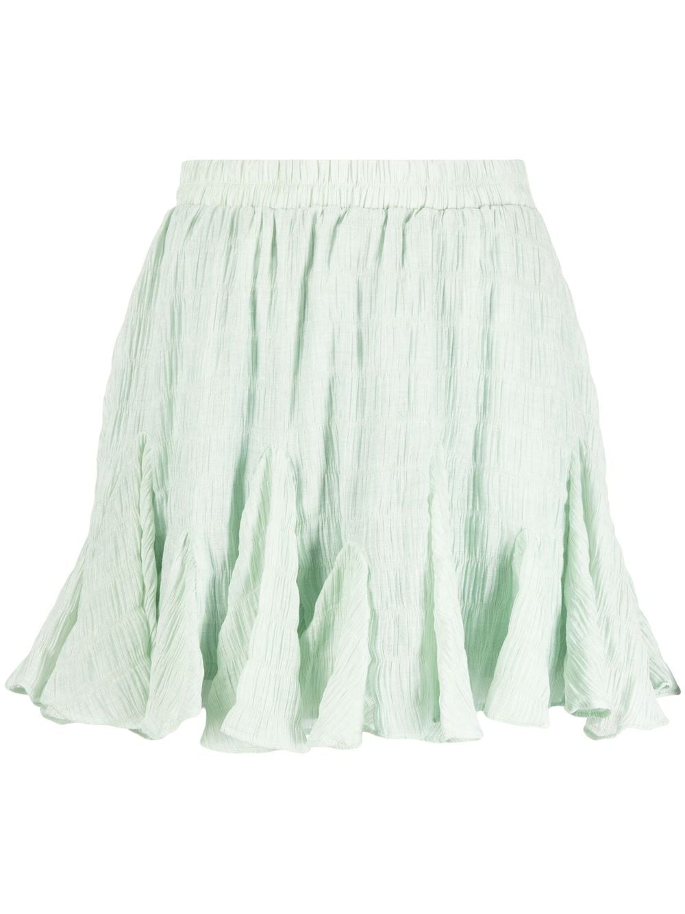 b+ab flared ruffled skirt - Green von b+ab