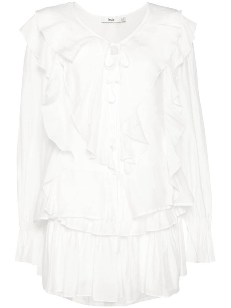 b+ab fully-ruffled muslin co-ord set - White von b+ab