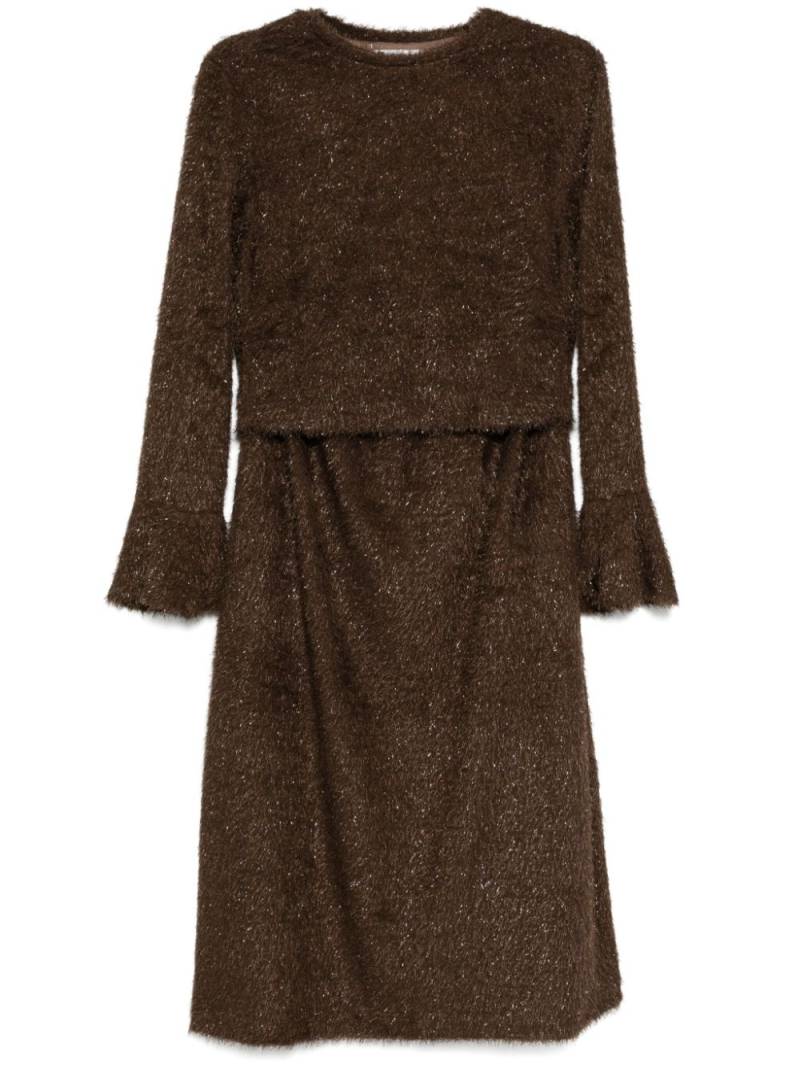 b+ab glitter detail set dress - Brown von b+ab