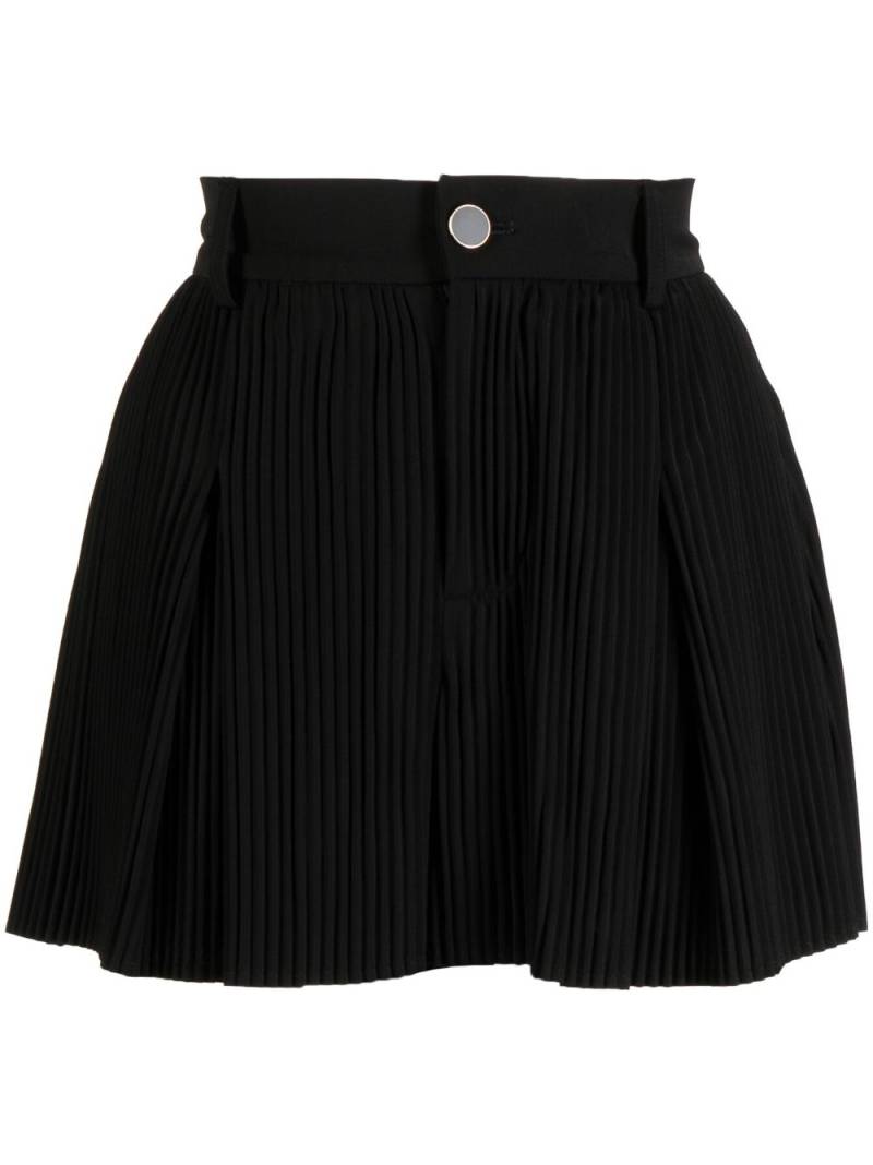 b+ab high-waisted pleated shorts - Black von b+ab