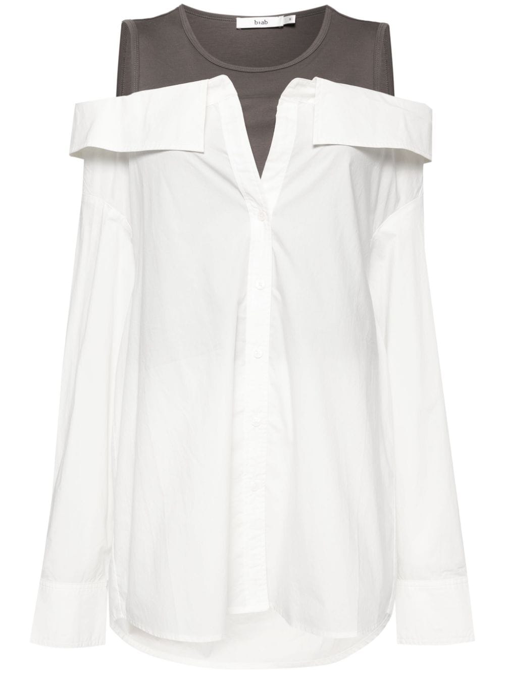 b+ab panelled blouse - White von b+ab