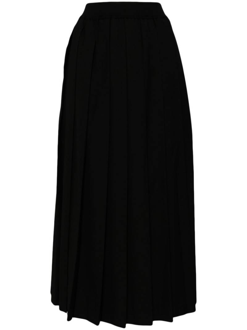 b+ab pleated maxi skirt - Black von b+ab