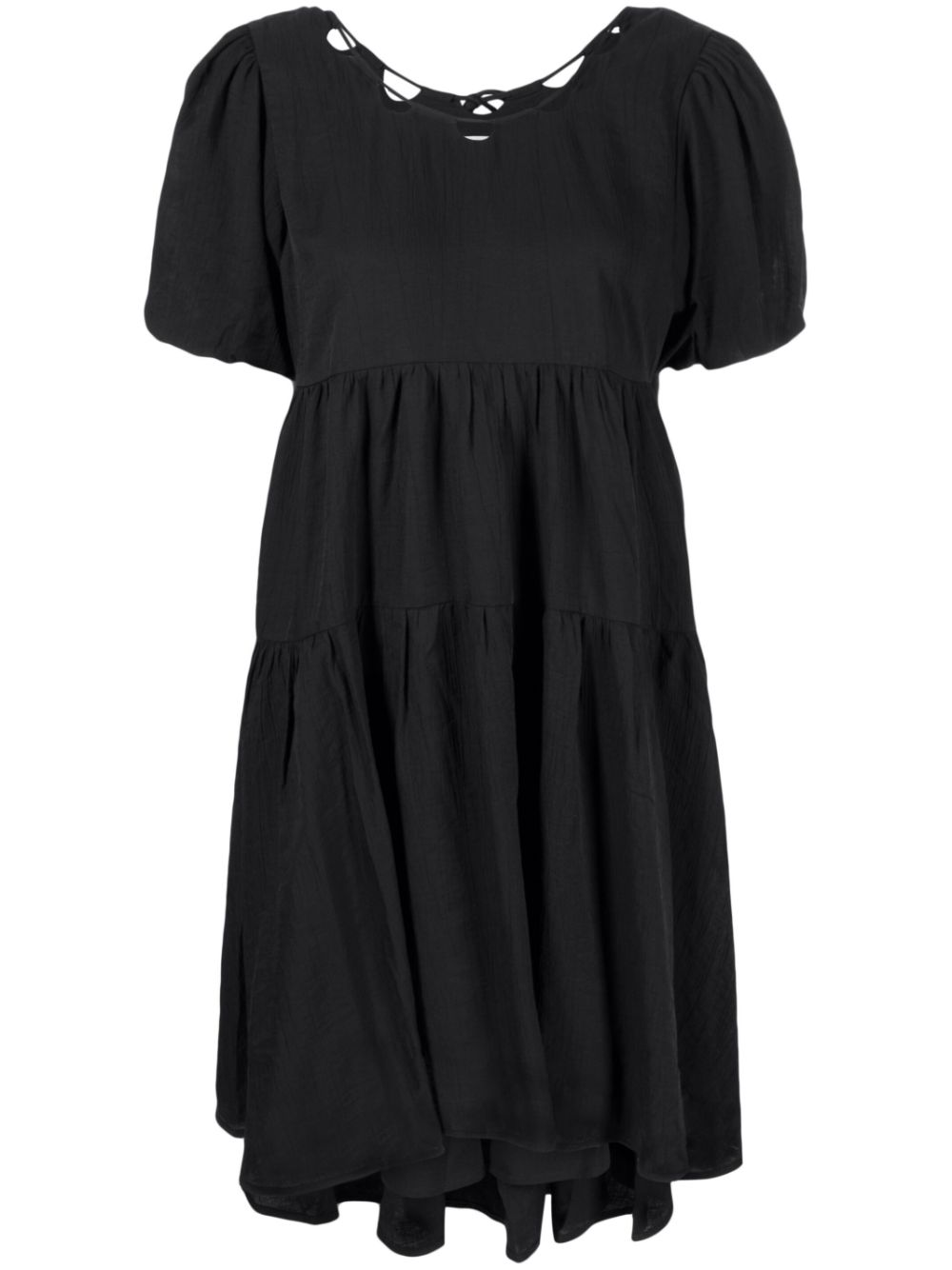 b+ab puff sleeve dress - Black von b+ab