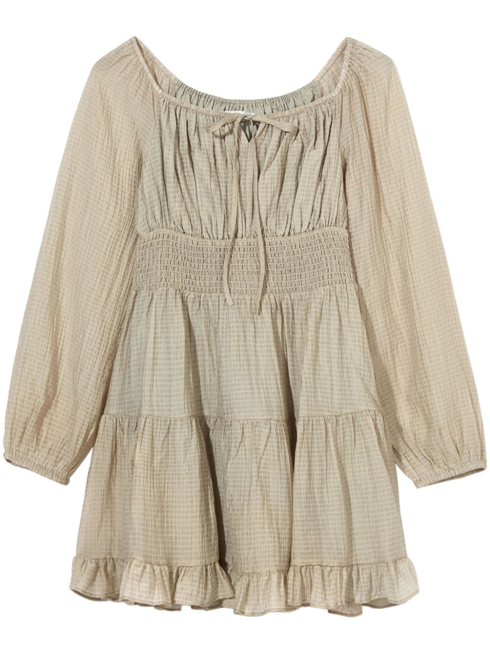 b+ab puff-sleeve minidress - Neutrals von b+ab