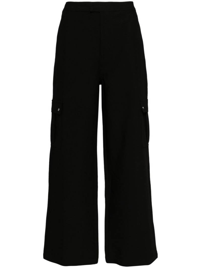 b+ab straight-leg cargo trousers - Black von b+ab