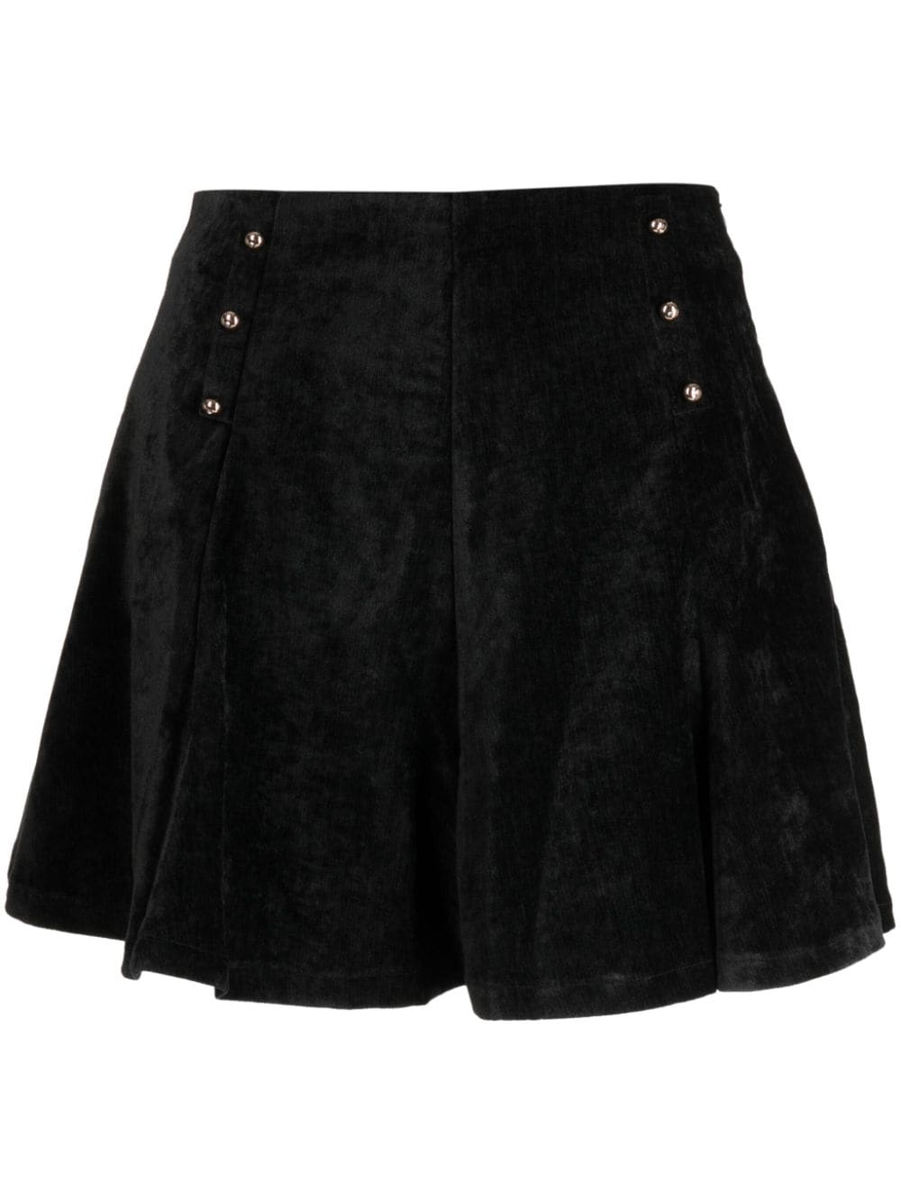 b+ab stud-detail pleated skirt - Black von b+ab