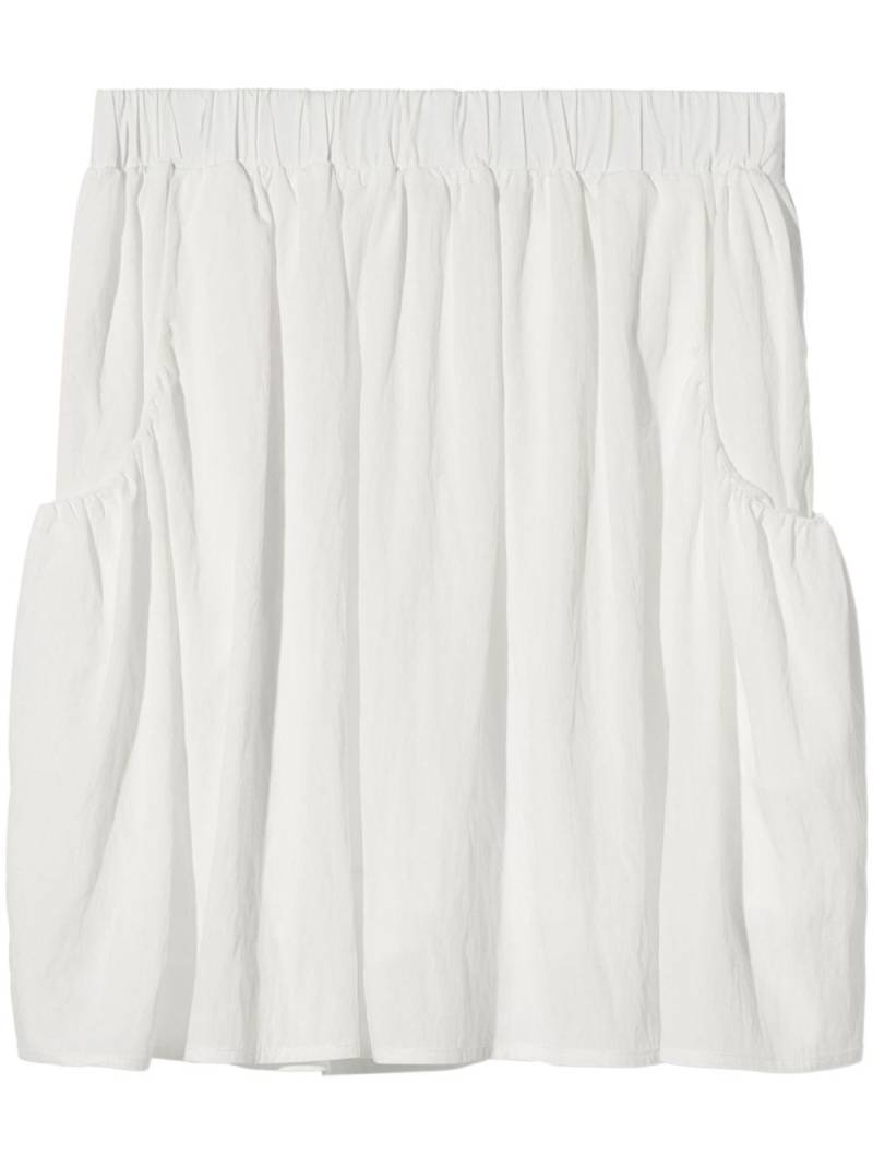 b+ab textured A-line minskirt - White von b+ab