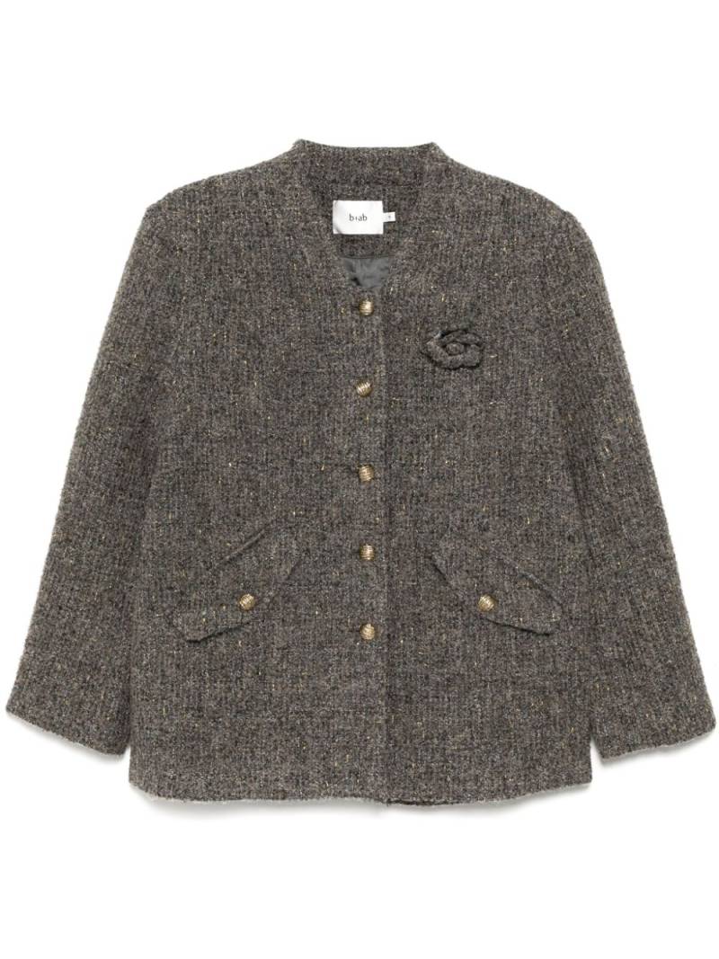 b+ab tweed jacket - Grey von b+ab