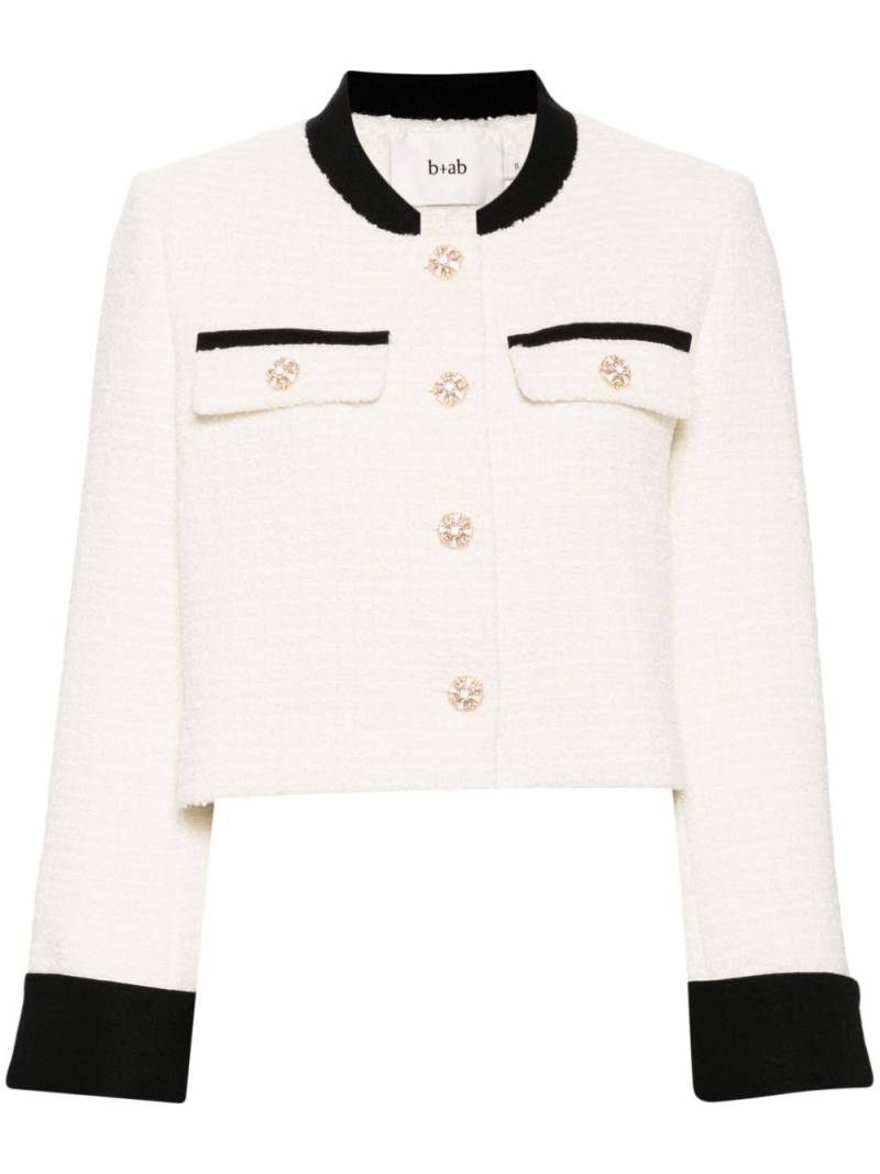 b+ab tweed jacket - White von b+ab