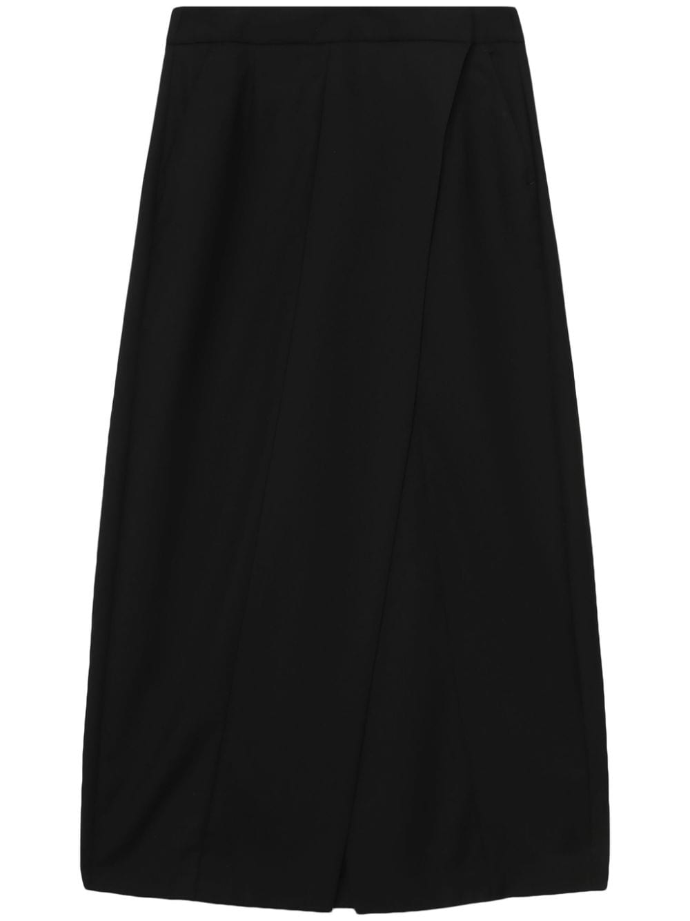 b+ab wrap A-line maxi skirt - Black von b+ab