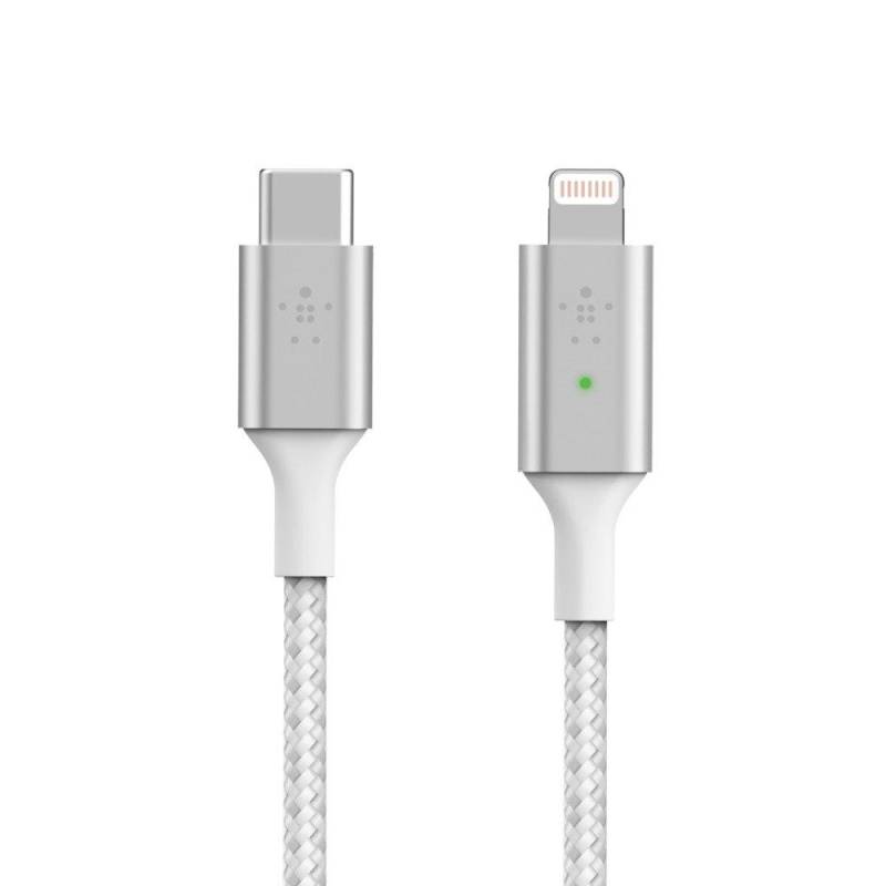 Smart LED USB-C to Lightning Weiß von belkin