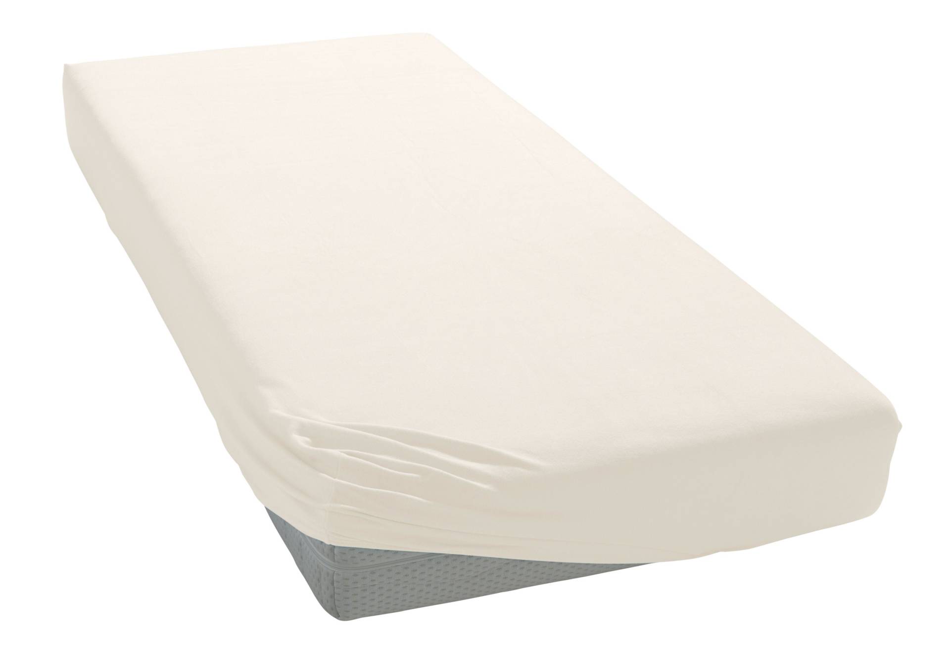 bellana Spannbettlaken »Mako-Jersey exclusiv in Gr. 90x200, 140x200 oder 180x200 cm«, aus Baumwolle, für Matratzen bis 25 cm Höhe, Bettlaken, Spannbetttuch bellana Spannbettlaken »Mako-Jersey exclusiv in Gr. 90x200, 140x200 oder 180x200 cm«, aus Baumwolle, für Matratzen bis 25 cm Höhe, Bettlaken, Spannbetttuch von bellana