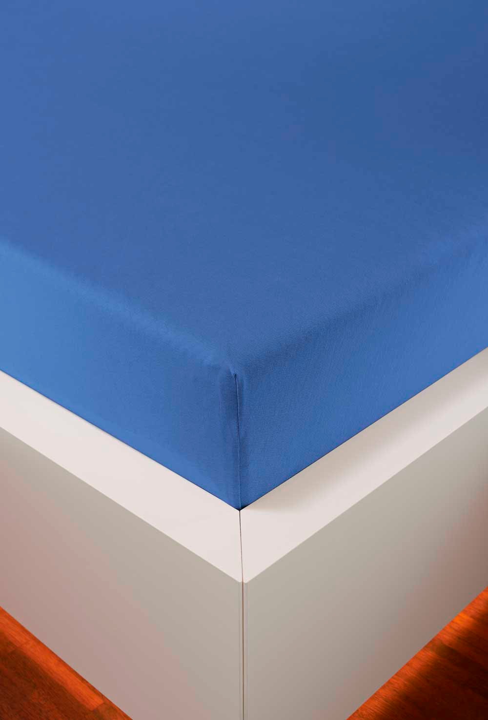 bellana Spannbettlaken »Jersey-Elasthan Aqua in Gr. 90x200, 140x200 oder 180x200 cm«, aus Baumwolle, für Matratzen bis 35 cm Höhe, Bettlaken, Spannbetttuch bellana Spannbettlaken »Jersey-Elasthan Aqua in Gr. 90x200, 140x200 oder 180x200 cm«, aus Baumwolle, für Matratzen bis 35 cm Höhe, Bettlaken, Spannbetttuch von bellana