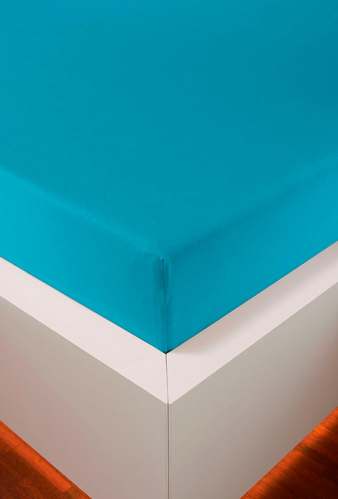 bellana Spannbettlaken »Jersey-Elasthan Aqua in Gr. 90x200, 140x200 oder 180x200 cm«, aus Baumwolle, für Matratzen bis 35 cm Höhe, Bettlaken, Spannbetttuch von bellana