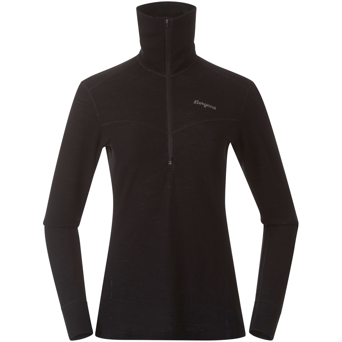 Bergans Damen Inner:Dual Merino Half Zip Longsleeve von bergans