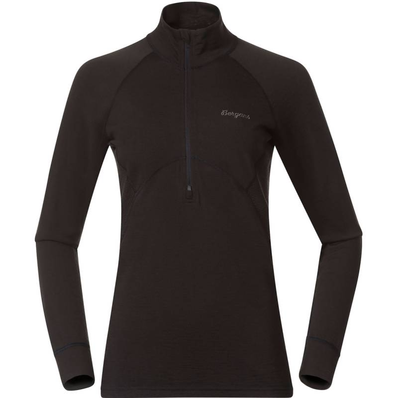 Bergans Damen Inner:Pure Merino Half Zip Longsleeve von bergans