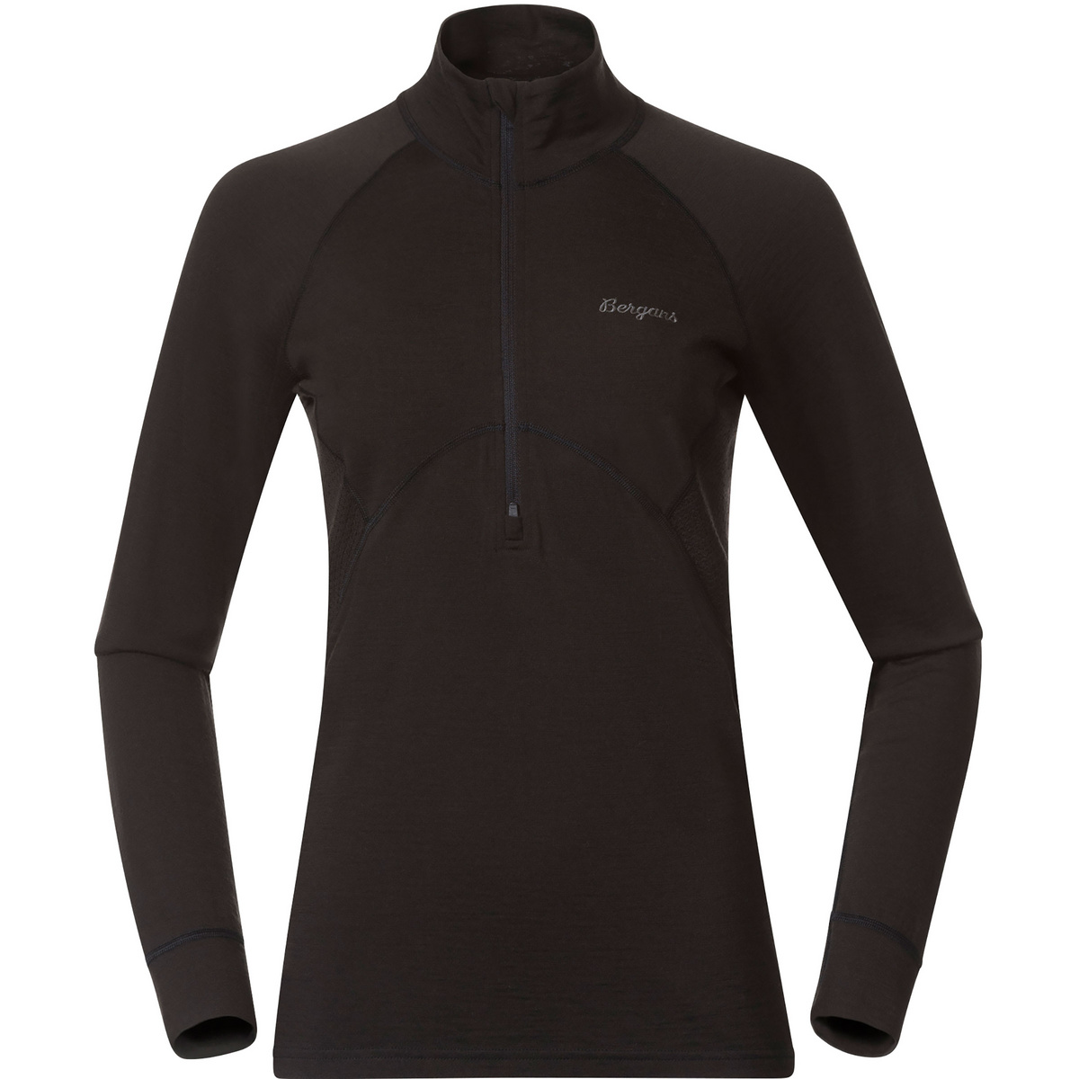 Bergans Damen Inner:Pure Merino Half Zip Longsleeve von bergans